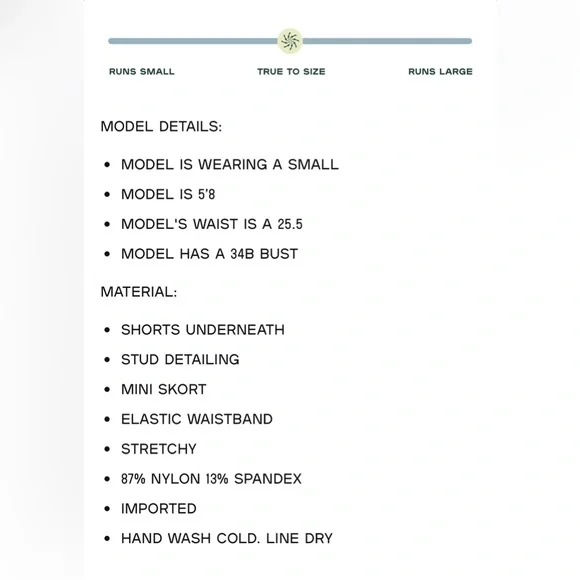 Black Embellished Skort Set with Silver Studs - Picture 6 of 8